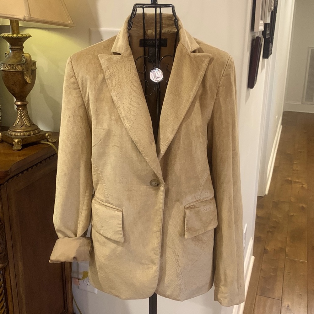 Banana Republic Factory Store Tan Corduroy Jacket